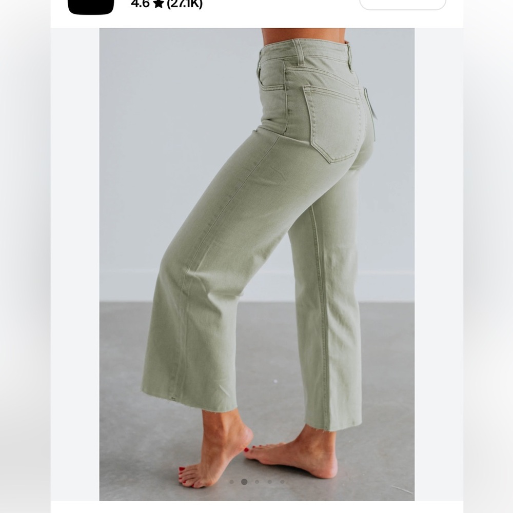 Olivia Vervet Jeans - Light Olive size 29 / 9